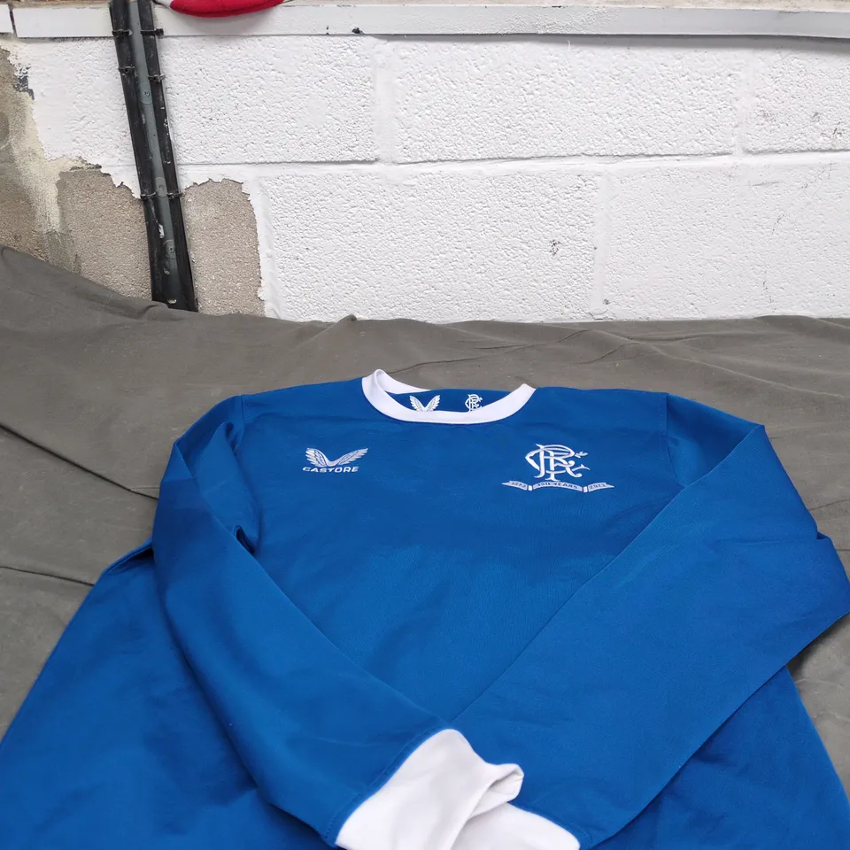 RANGERS FOOTBALL SHIRT "150 YEARS" MEDIUM