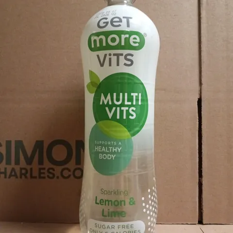APPROXIMATELY 6 X 1L BOTTLES OF MULTI-VITS LEMON & LIME SPARKLING WATER