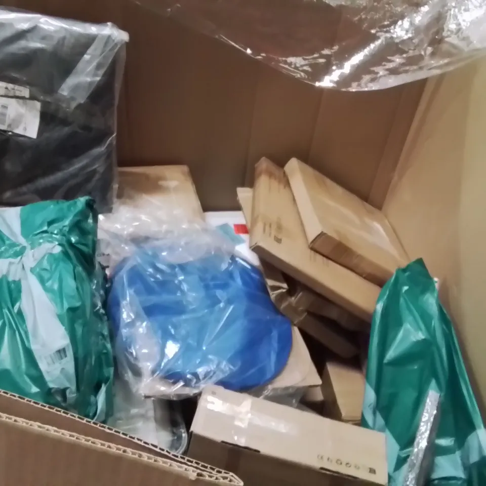 PALLET OF ASSORTED HOUSEHOLD GOODS AND PRODUCTS TO INCLUDE;BABY PLAYMAT,POP UP BEACH TENT,GOVEE FLOOR LAMP