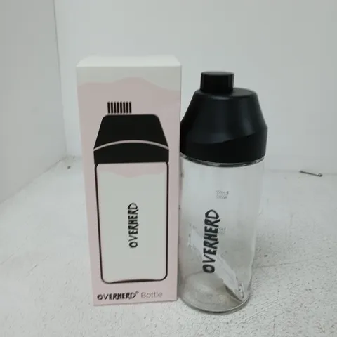 BOXED OVERHEAD GLASS OAT MILK BOTTLE | 700ML POURING SPOUT SHAKER 