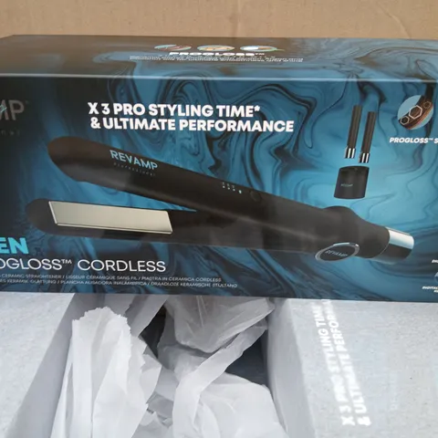 SIX BRAND NEW BOXED REVAMP IGEN PROGLOSS CORDLESS CERAMIC STRAIGHTENER 