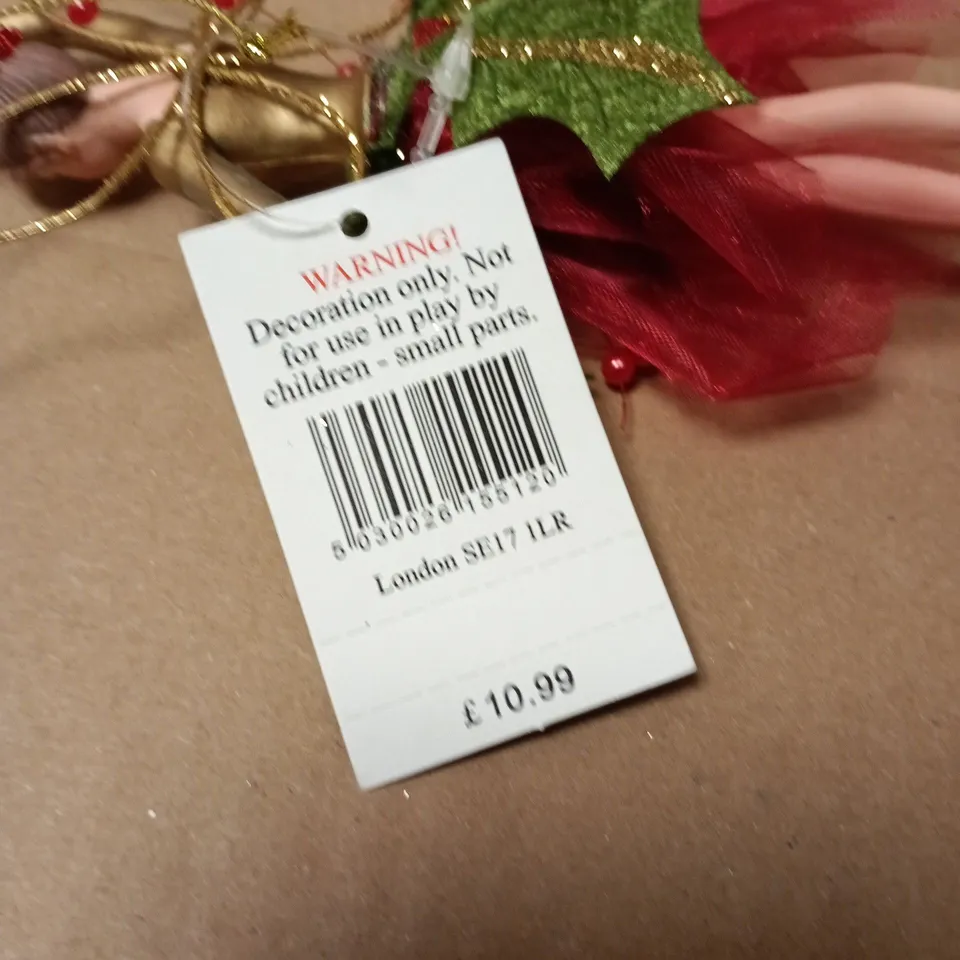 LOT OF 6 AS NEW GISELLA GRAHAM BALLERINA THEMED HANGING TREE DECORATIONS