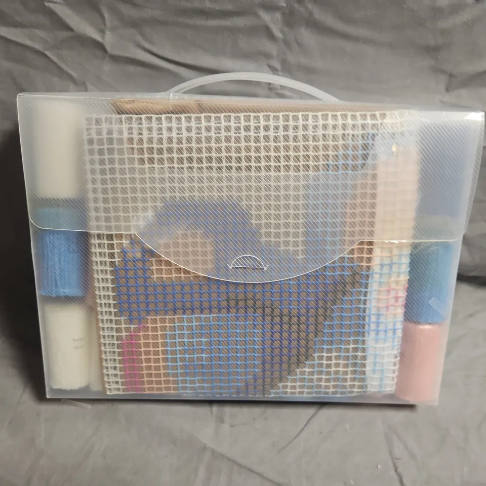 Latch Hook Kit – Elephant Design (43x43 cm), Handmade Series