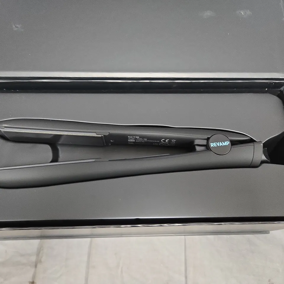 REVAMP PROGLOSS DIGITAL CERAMIC HAIR STRAIGHTENER – BOXED
