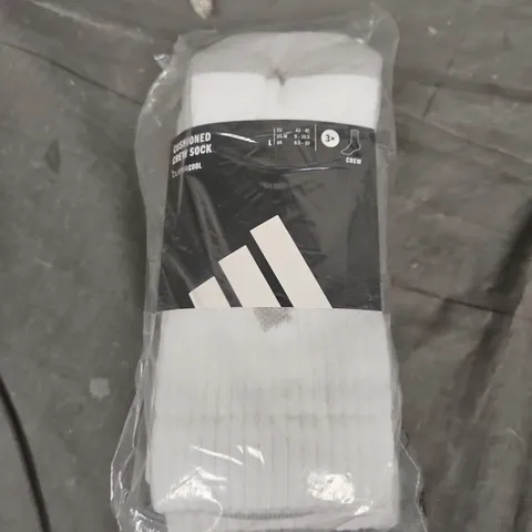 ADIDAS CUSHIONED CREW SOCKS - X3