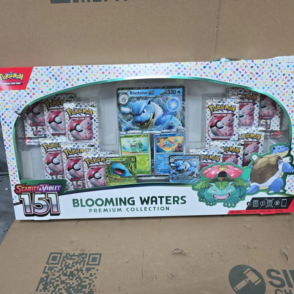 POKÉMON BLOOMING WATERS PREMIUM COLLECTION 151 –  TRADING CARD GAME SET