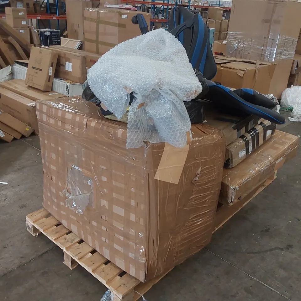 PALLET CONTAINING A LARGE ASSORTMENT OF CONSUMER PRODUCTS/FURNITURE PARTS