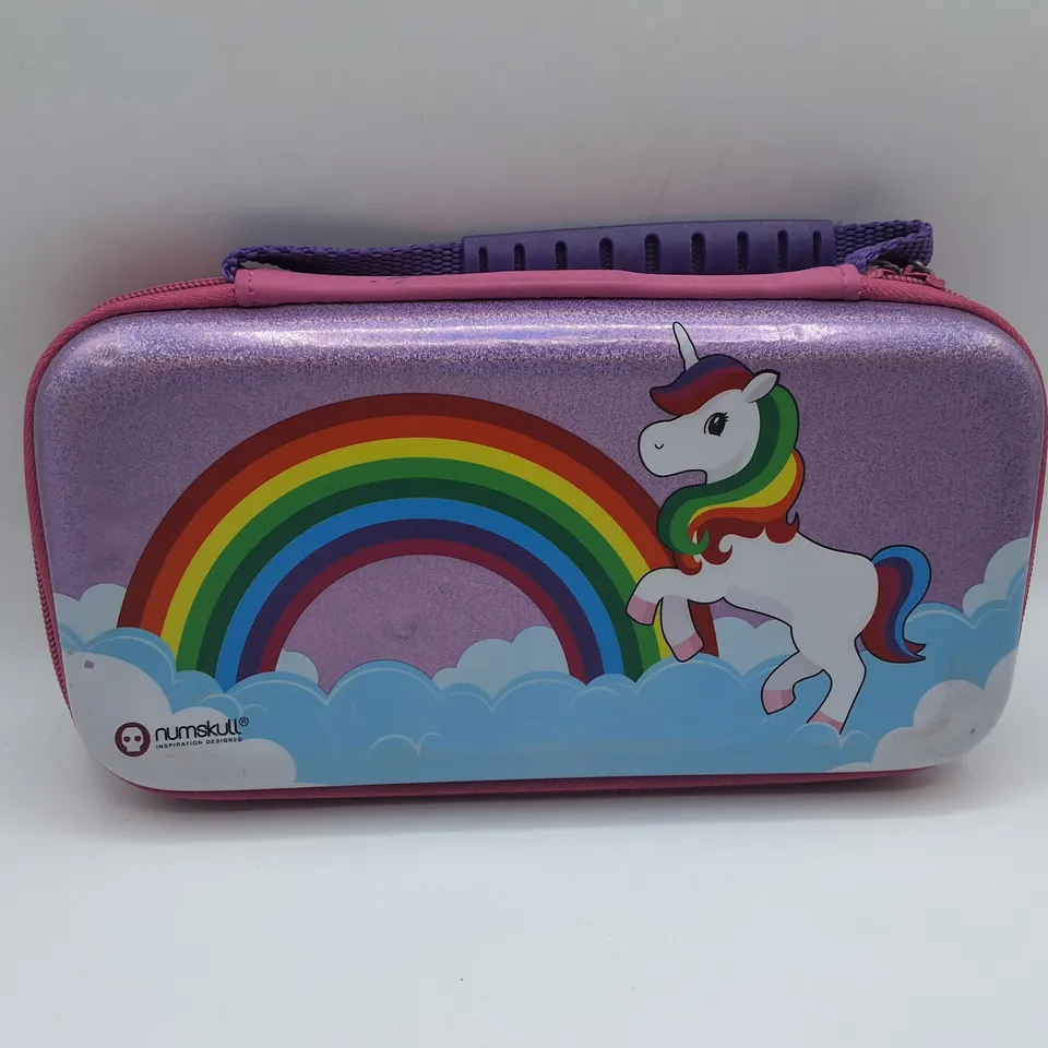 UNBOXED NINTENDO SWITCH LITE IN BLUSH WITH UNIFORM NUMSKULL CASE -HDH-001