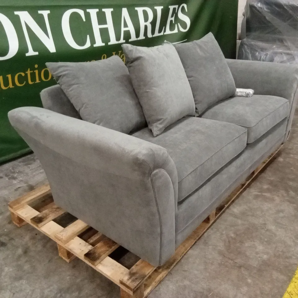 DURY FABRIC 3 SEATER SCATTER BACK SOFA RRP £499