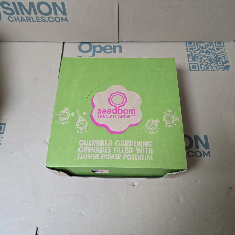 SEEDBOM GUERRILLA GARDENING SEED BOMBS – 16-PACK (BOXED)