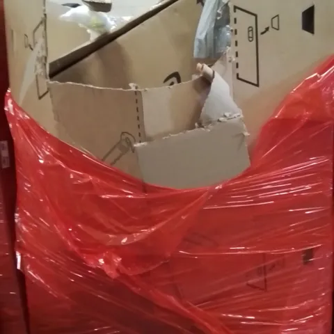 PALLET OF ASSORTED HOUSEHOLD GOODS AND PRODUCTS TO INCLUDE;IRON BOARD,MATTRESS
