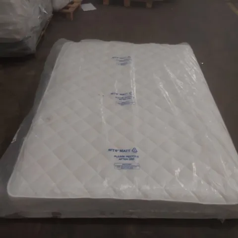 QUALITY BAGGED AIRSPRUNG 4'6 DOUBLE MATTRESS