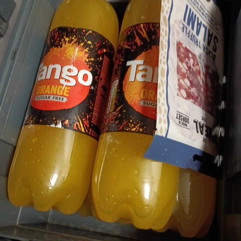 APPROXIMATELY 8 ASSORTED FOOD AND DRINK ITEMS INCLUDING WESSEX MILL STRONG WHITE BREAD FLOUR , CURED CHORIZO AND ALPRO OAT DRINK