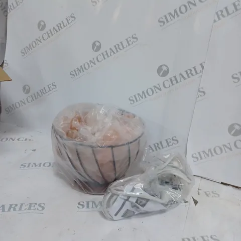 HIMALAYAN ROCK SALT FIRE EFFECT BASKET
