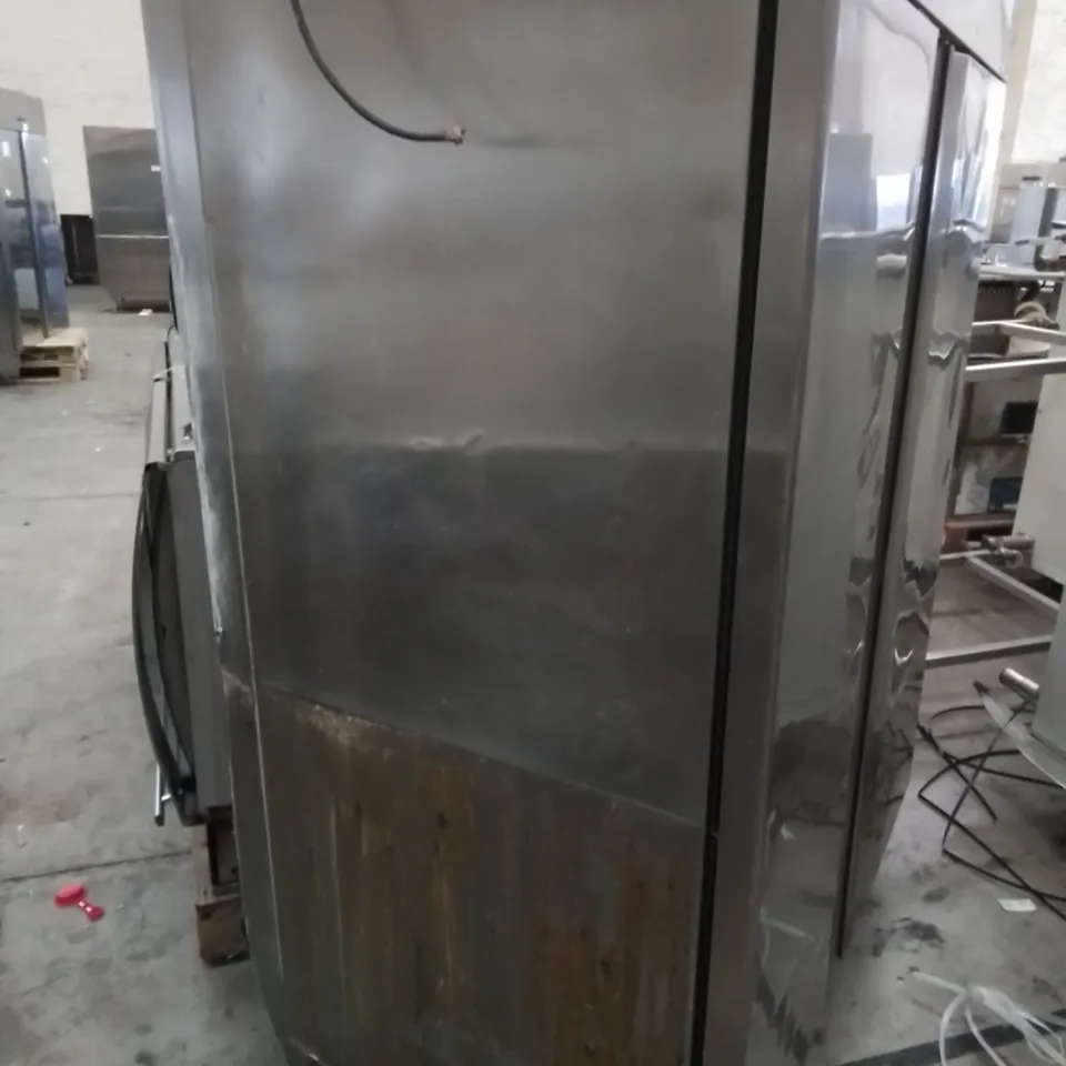 POLARIS COMMERCIAL SPA-TN-140 STAINLESS DOUBLE DOOR REFRIGERATED FOOD STORAGE UNIT