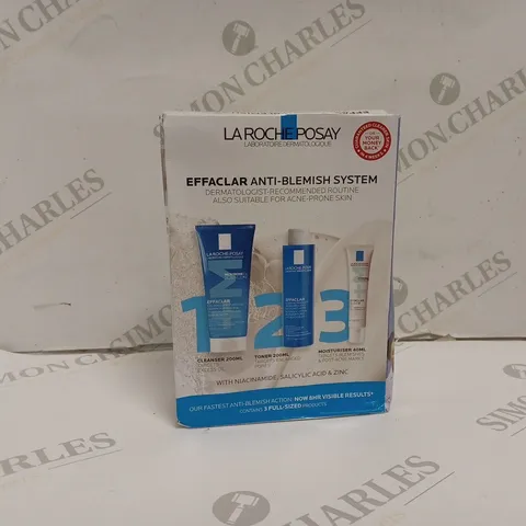 BOXED AND SEALED LA ROCHE-POSAY EFFACLAR 3-STEP ANTI BLEMISH SYSTEM