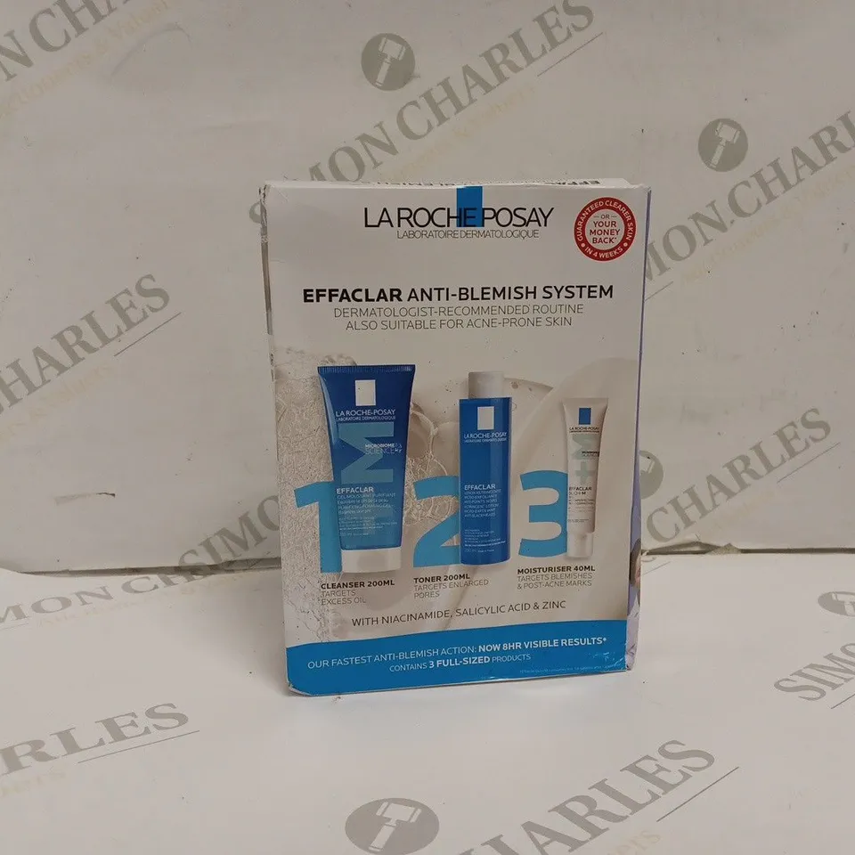 BOXED AND SEALED LA ROCHE-POSAY EFFACLAR 3-STEP ANTI BLEMISH SYSTEM