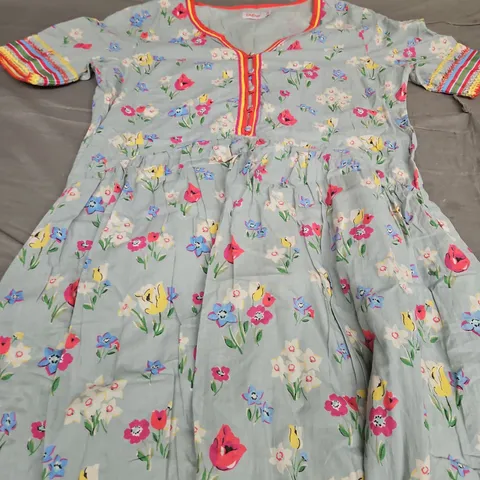 CATH KIDSON FLORAL PATTERN DRESS - SIZE 14