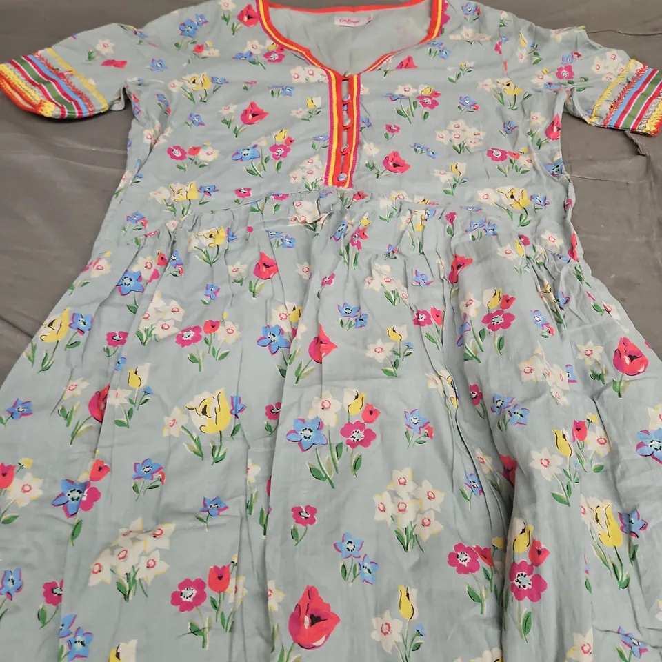 CATH KIDSON FLORAL PATTERN DRESS - SIZE 14