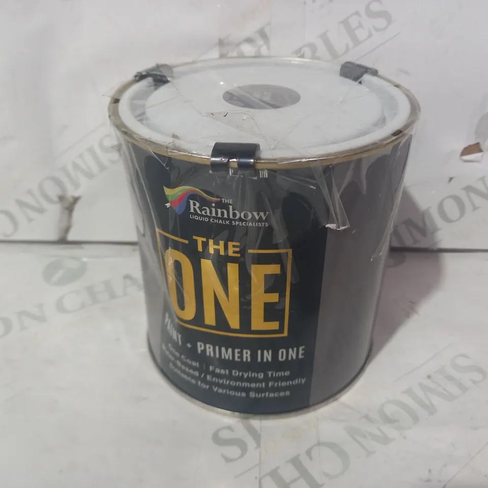 RAINBOW CHALK THE ONE PAINT + PRIMER IN ONE - GREY MATT (1 LITRE) - COLLECTION ONLY