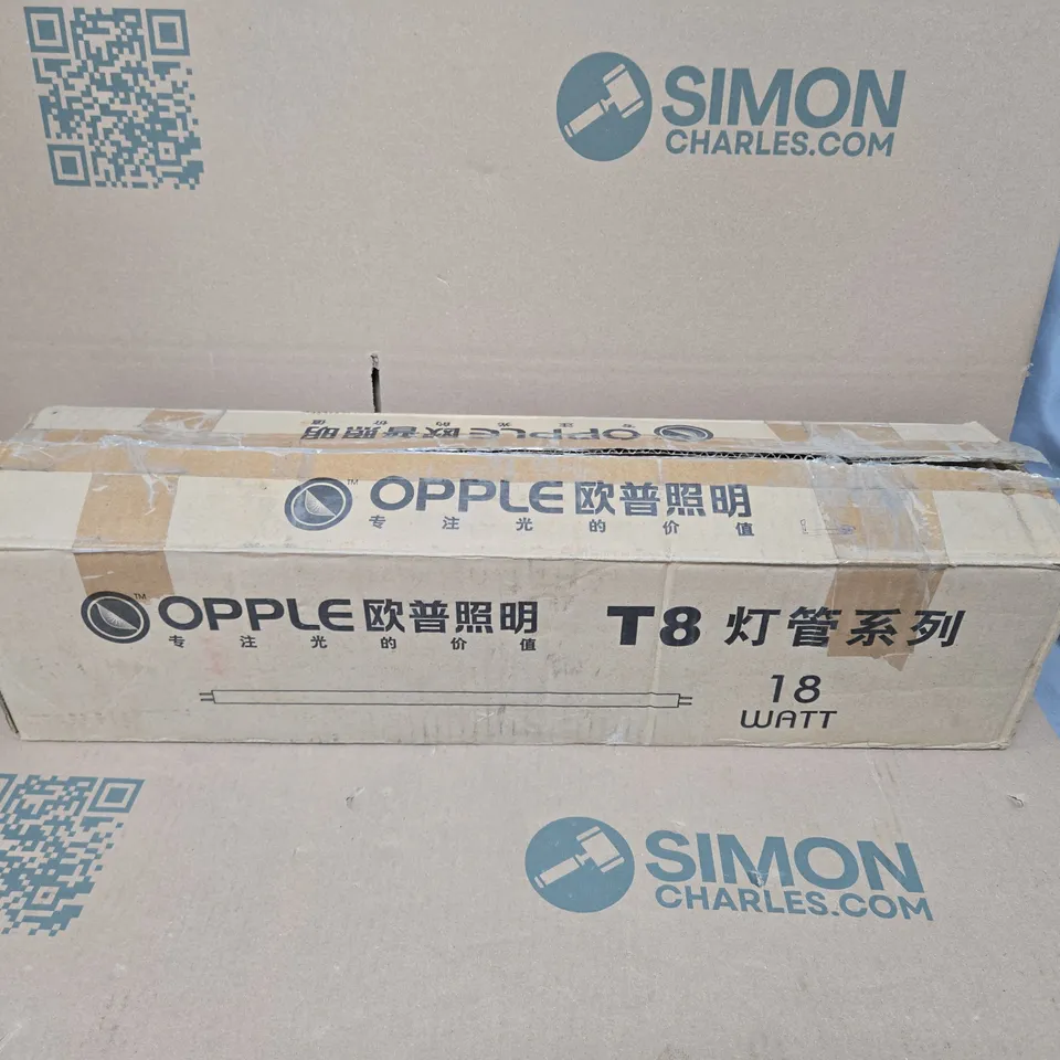 BOXED SET OF 25 OPPLE T8 18 WATT YZ18RR26 BULBS