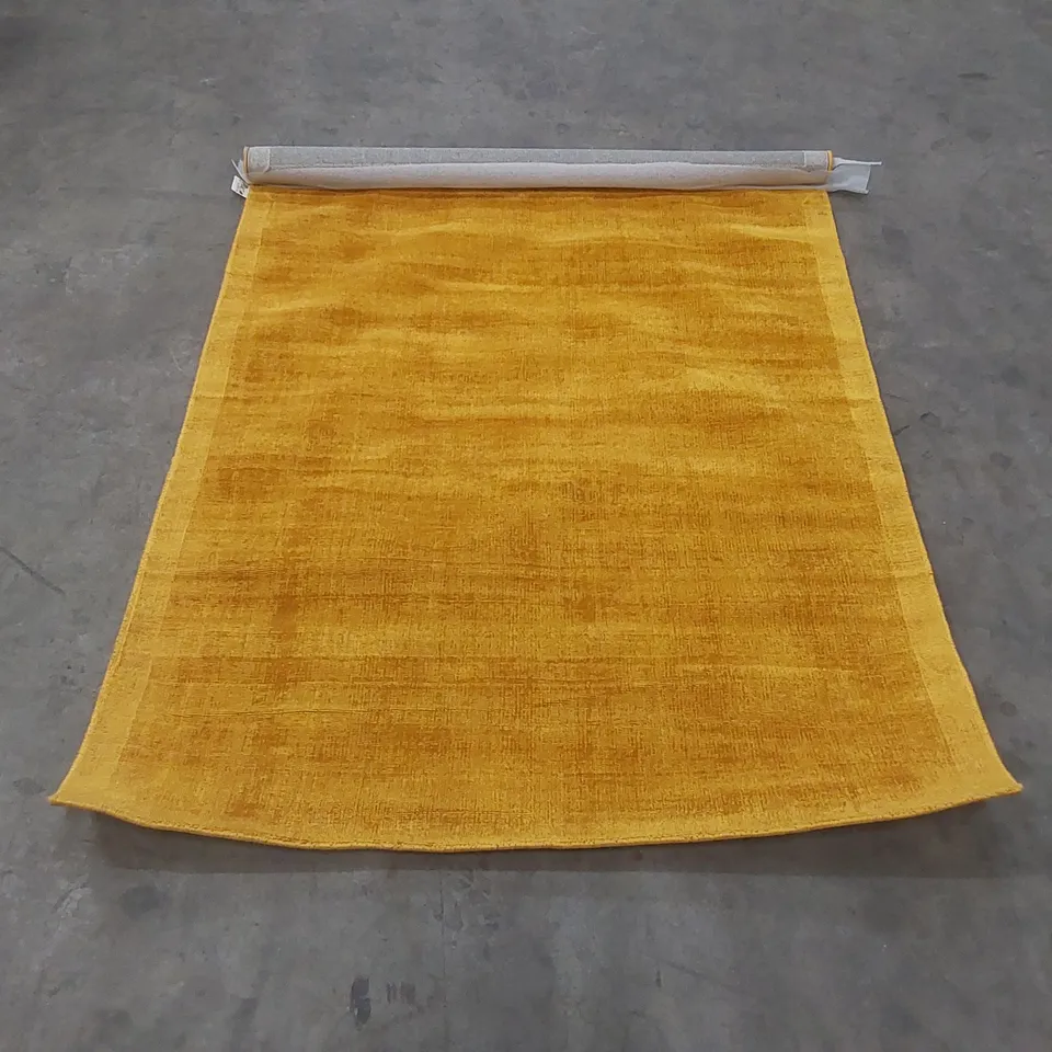 BRAND NEW PACO HOME GLORY AREA RUG - YELLOW // SIZE: 120 X 170cm