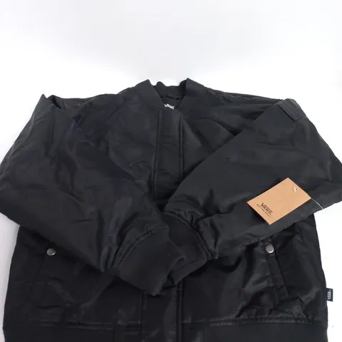 VANS BENNETT BOMBER JACKET – BLACK – UK 6 (XS)