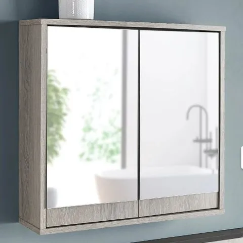 BURKET MIRRORED BATHROOM WALL CABINET 
