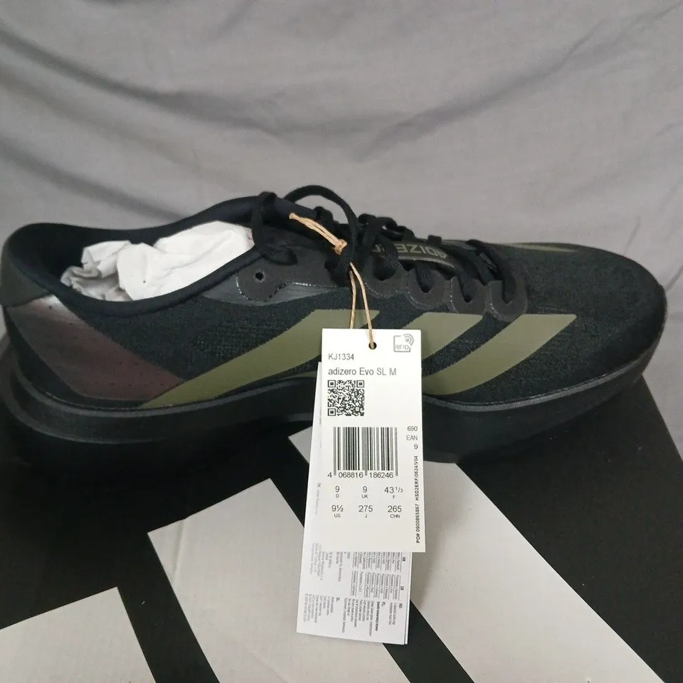 BOXED ADIDAS ADIZERO EVO SL MEN'S RUNNING SHOES – UK 9