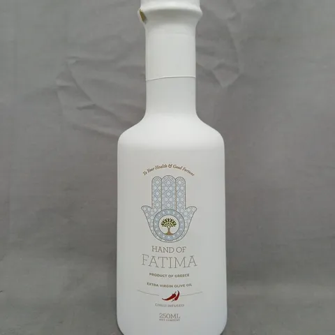 SEALED HAND OF FATIMA CHILLI INFUSED EXTRA VIRGIN OLIVE OIL (250ML)