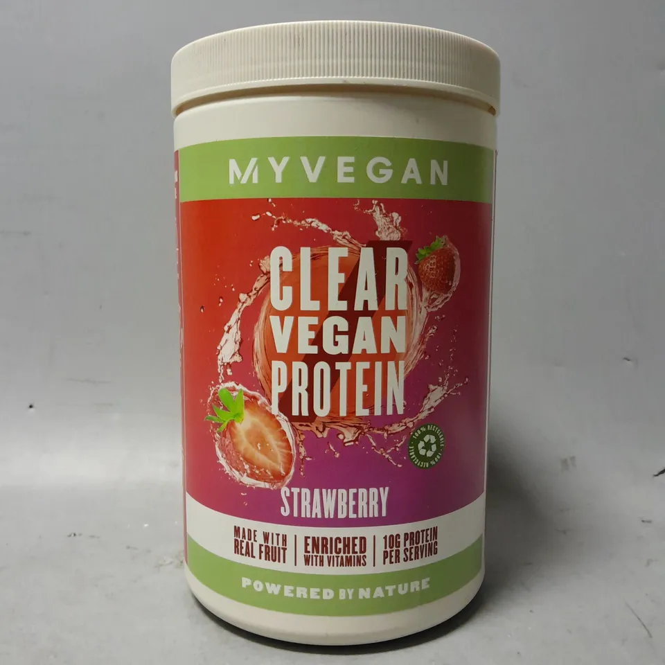 SEALED MY VEGAN CLEAR VEGAN PROTEIN STRAWBERRY 640G