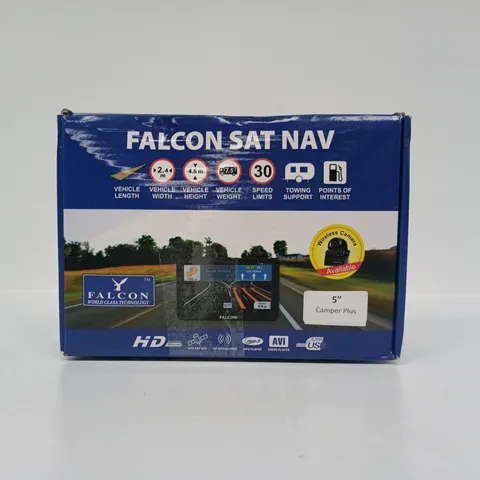 BOXED FALCON SAT NAV