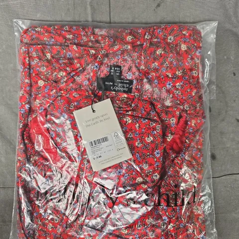 NOBODY'S CHILD PETITE JOANNA MINI DRESS IN RED SIZE UK 12