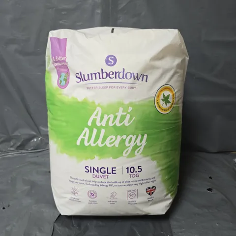 SLUMBERDOWN ANTI-ALLERGY DUVET - SINGLE - 10.5 TOG