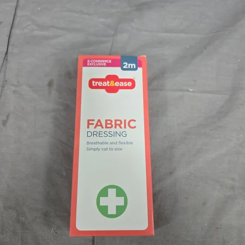 APPROXIMATELY 9 PACKS OF TREAT & EASE FABRIC DRESSINGS - 2M PER PACK