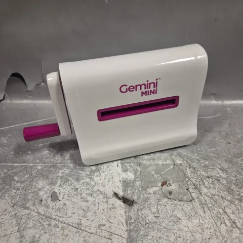 BOXED GEMINI MINI MANUAL DIE-CUTTING MACHINE