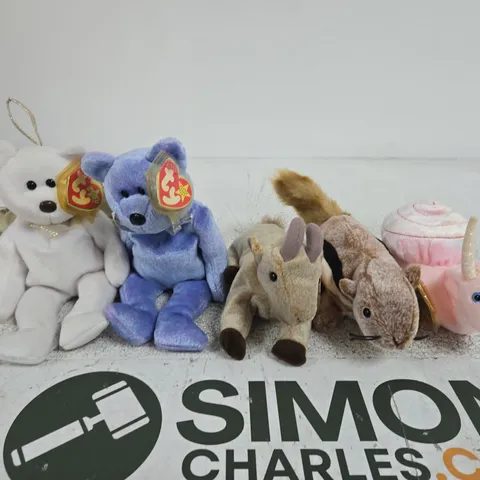 TY BEANIE BABIES PLUSHIES – APPROX 10
