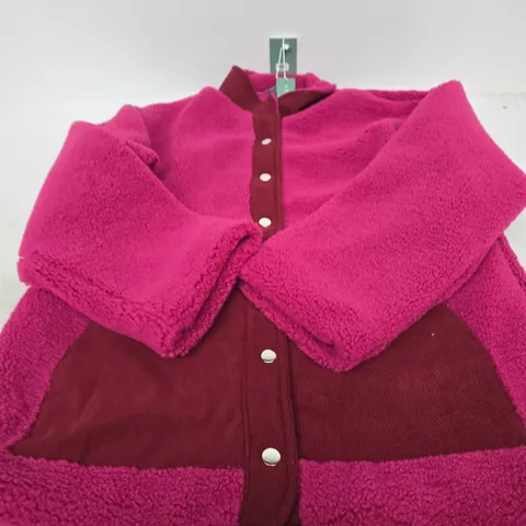 LA MAREY WOMEN'S FLEECE JACKET β PINK, SIZE S