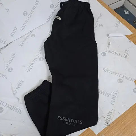 ESSENTIALS FEAR OF GOD TRACK PANTS BLACK - LARGE