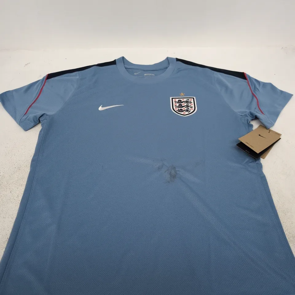 ENGLAND LIGHT BLUE TRAINING TOP SIZE M