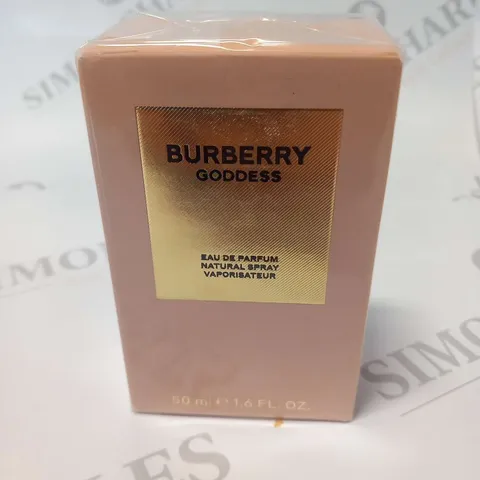 BOXED AND SEALED BURBERRY GODDESS EAU DE PARFUM 50ML