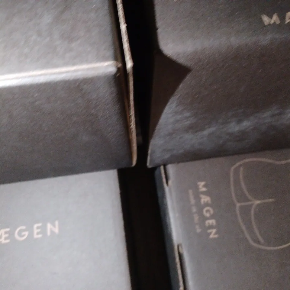LOT OF 5 MAEGEN CURVE RANGE CANDLES - FIG LEAF & FERNS