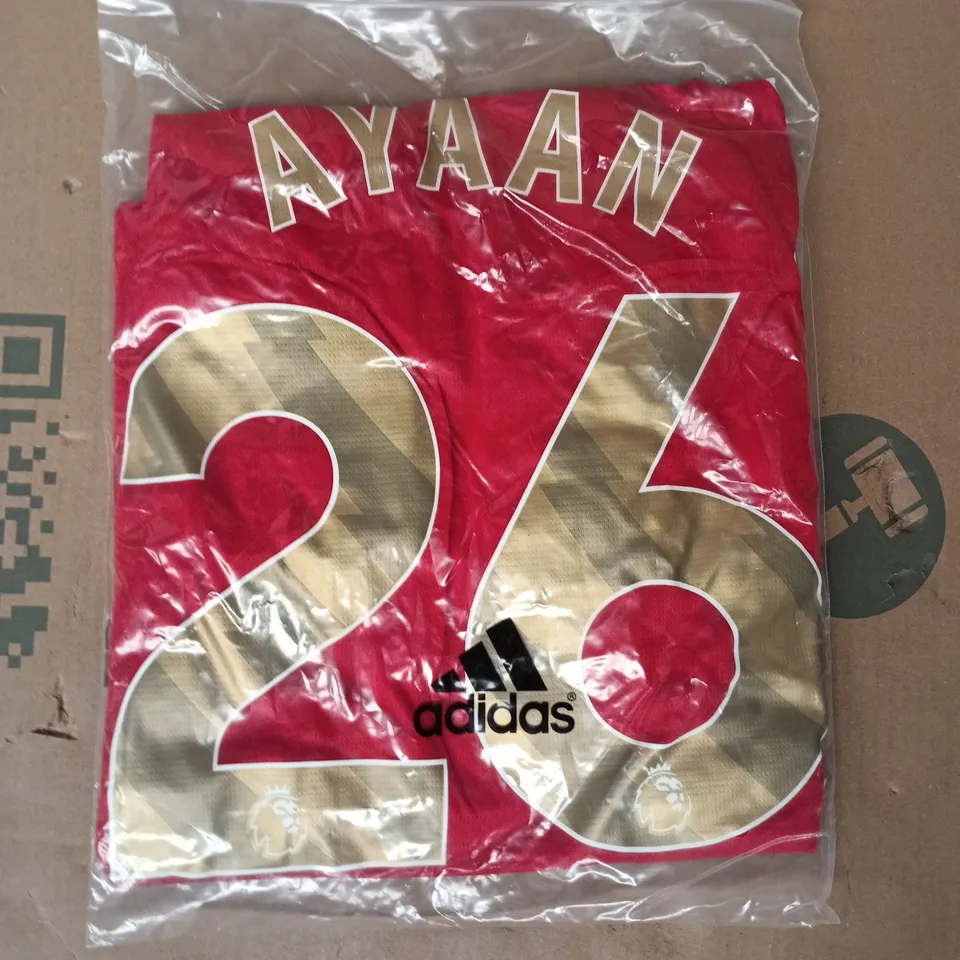 BAGGED ADIDAS ARSENAL HOME JERSEY SIZE MEDIUM