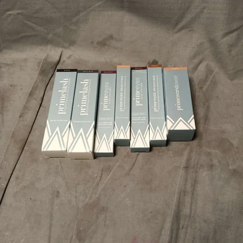 7 X ASSORTED COSMETIC ITEMS TO INCLUDE PRIMELASH, PRIMEEYES, PRIMEWAND