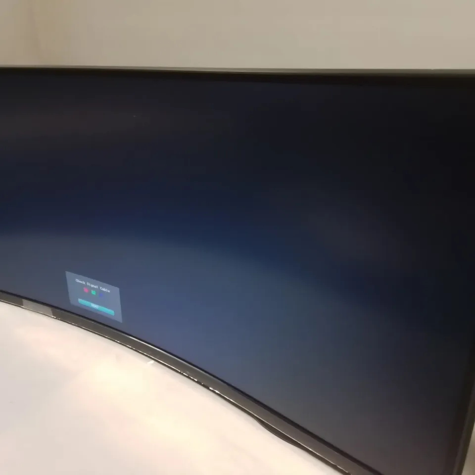 SAMSUNG CURVED 49" MONITOR WITH STAND