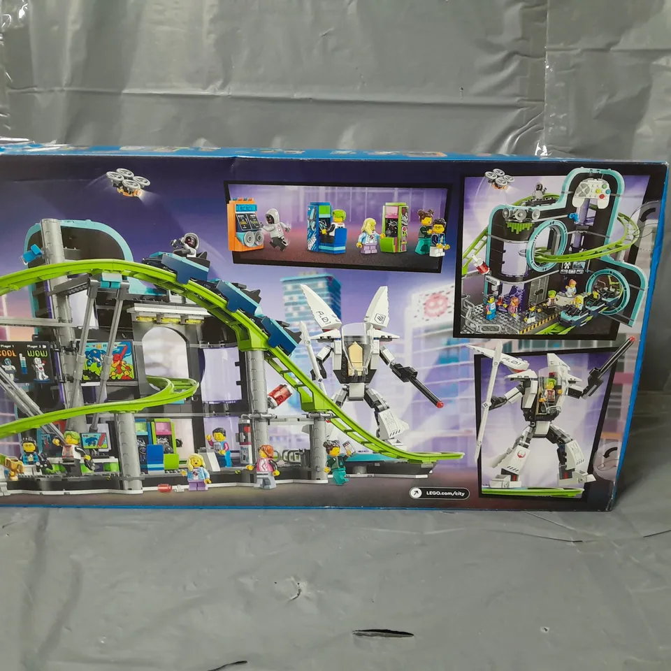 LEGO CITY ROBOT WORLD ROLLER-COASTER PARK TOY 60421 RRP £89.99