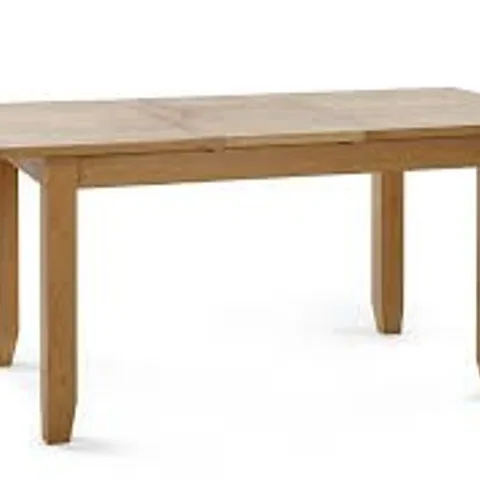 BOXED JULIAN BOWEN MALLORY SOLID OAK/OAK VENEERS 180cm EXTENDING DINING TABLE (2 BOXES)