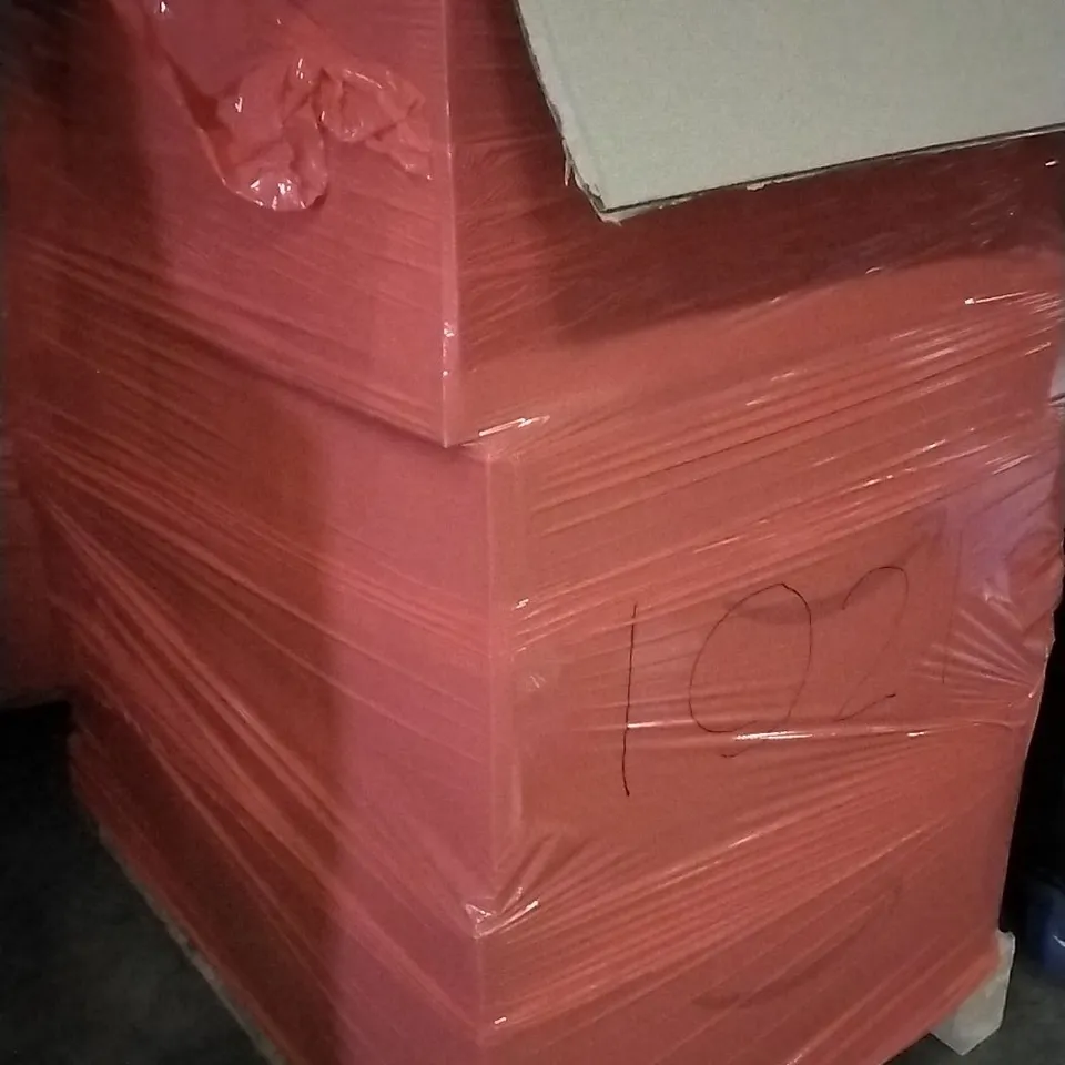 PALLET OF 6 BOXES CONTAINING ASSORTED ITEMS INCLUDING TABLETOP DRUM GRATER, PET HAIR REMOVER, HAPPY BIRTHDAY BALLOONS, HALLOWEEN MASK, AIR FRYER LINERS 