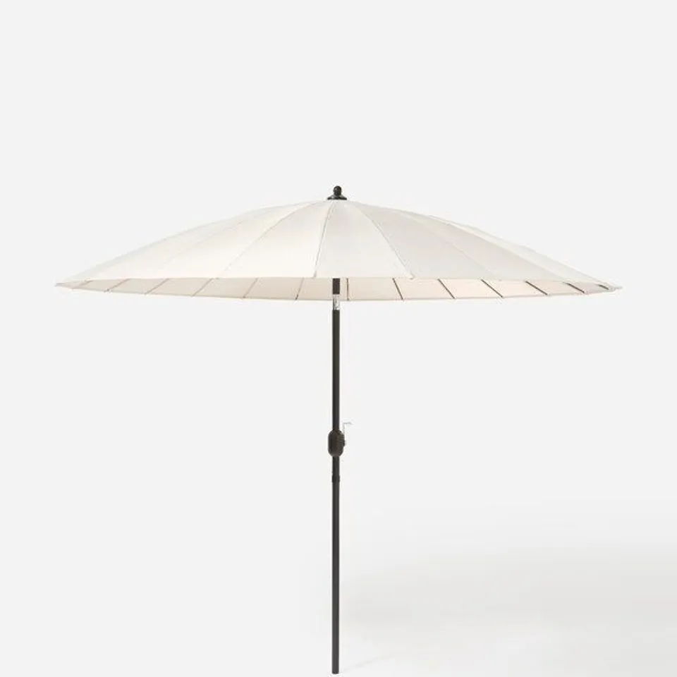 SHANGHAI PARASOL - 2.7M  IN WHITE SAND - COLLECTION ONLY