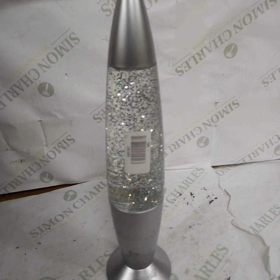 SLIVER LAVA LAMP 